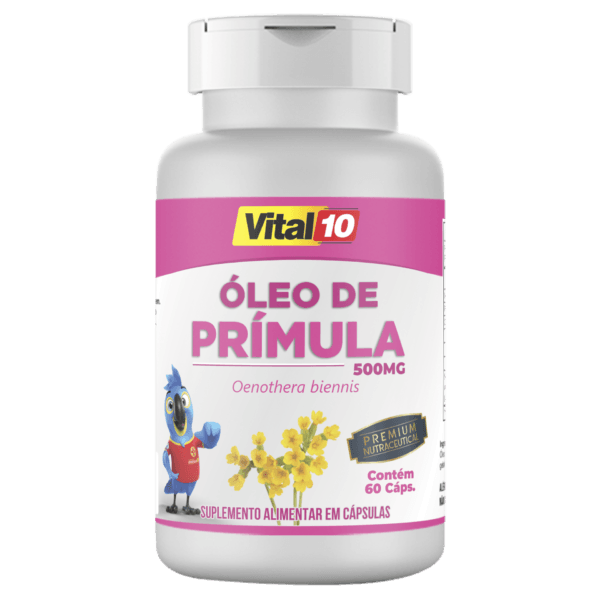 Óleo de Prímula - 60 cáps - Vital 10