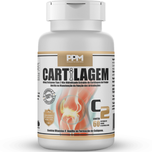Cartilagem C2 - 60 cáps - PPM Nutra
