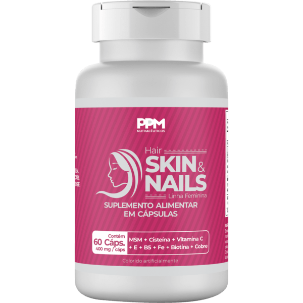 HSN - Hair, Skin e Nails - 60 cáps - PPM Nutra
