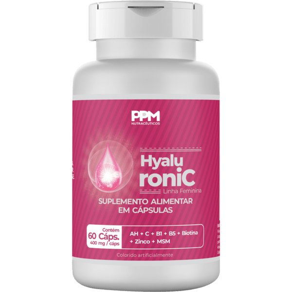 Hyaluronic +C - 60 cáps - PPM Nutra