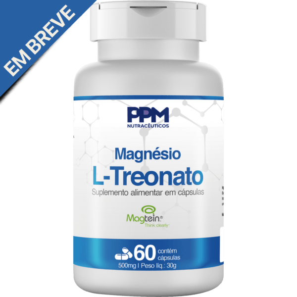 Magnésio L-Treonato - 60 cáps - PPM Nutra