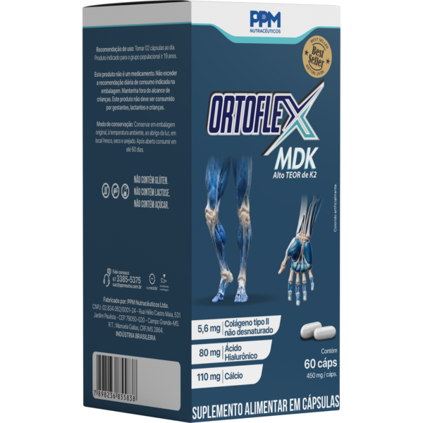 Ortoflex MDK - 60 cáps - PPM Nutra