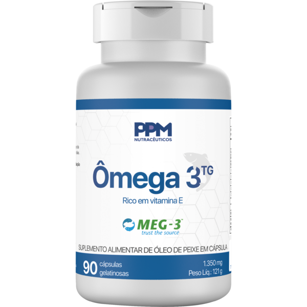 Ômega 3 TG - Meg3 - 90 cáps - PPM Nutra